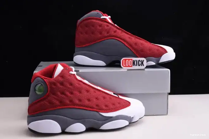HYPE 414571-600 Jordan Air Red Gym Flint Retro Grey 13 0412
